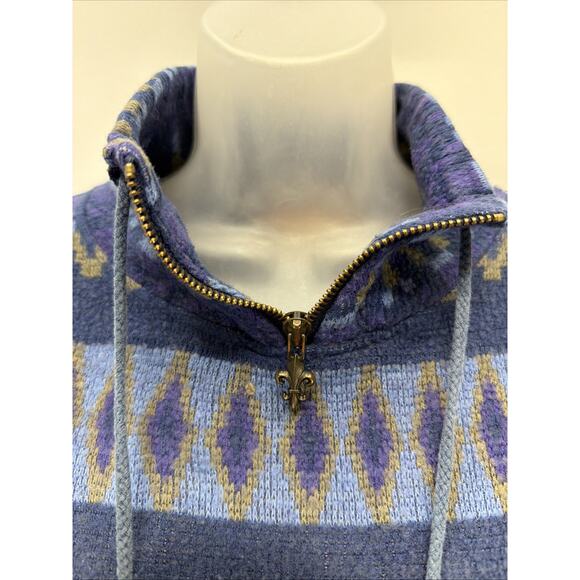 Vintage 80s 90s Marisa Christina Unisex Sweater Pullover Size Medium Aop Aztec - Picture 2 of 6